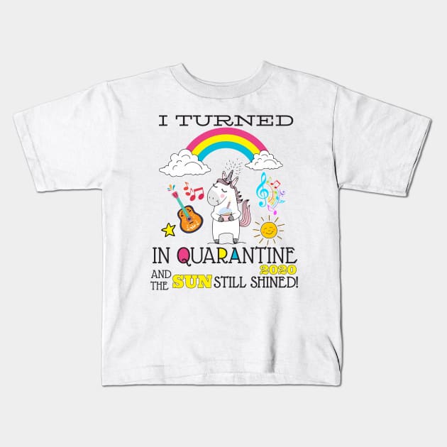 Quarantine 1st Birthday 2020 Kids T-Shirt by WorkMemes